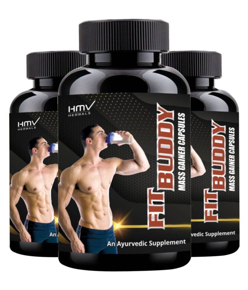 Hmv Herbals Fit Buddy Herbal Body Growth Capsule 90 No.S Pack of 3 Hmv Herbals Fit Buddy Herbal Body Growth Capsule 90 No.S Pack of 3