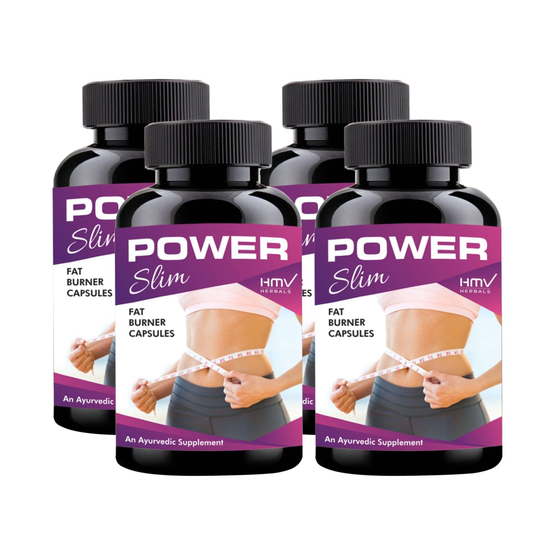     			Hmv Herbals Power Slim Fat Burner Herbal Capsule 120 No.S Pack of 4