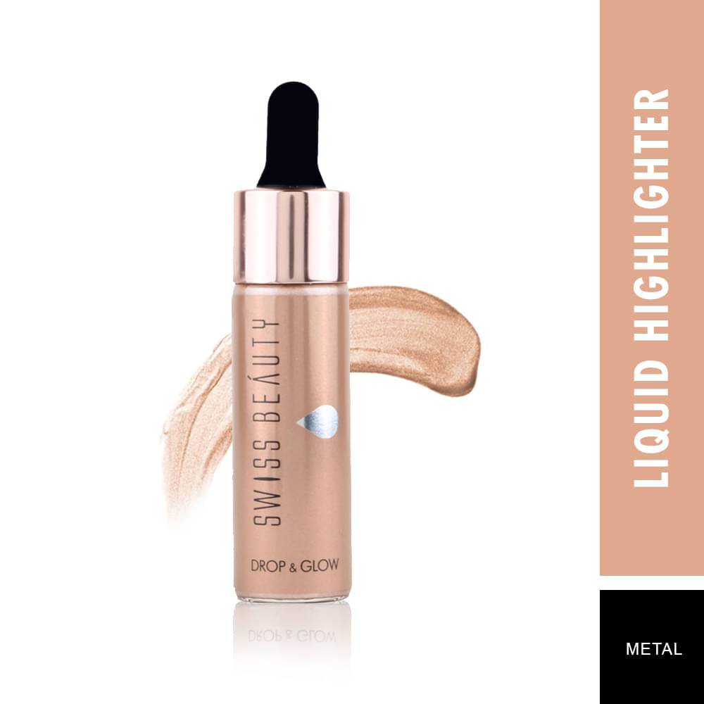     			Swiss Beauty Liquid Highlighter (Shade-Metal), 18ml