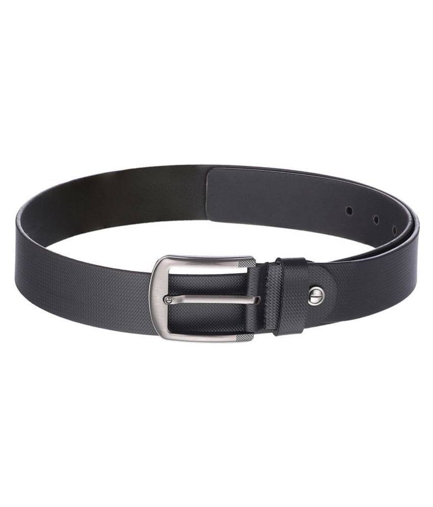    			Kara Black Leather Casual Belt