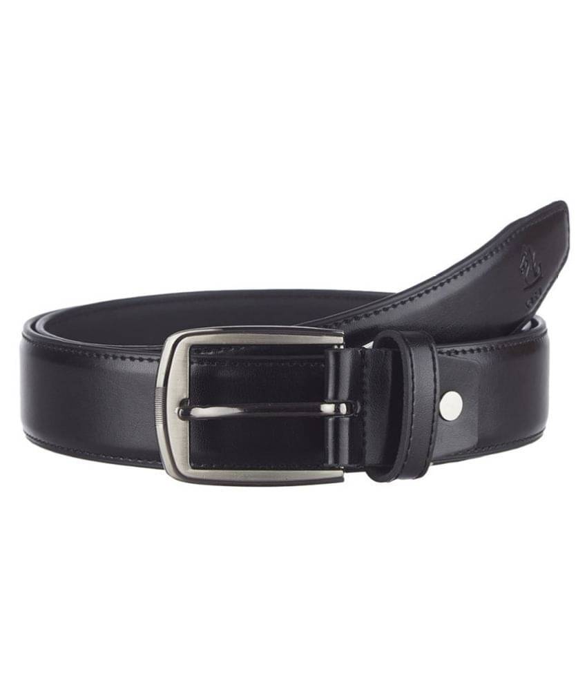     			Kara Black PU Formal Belt
