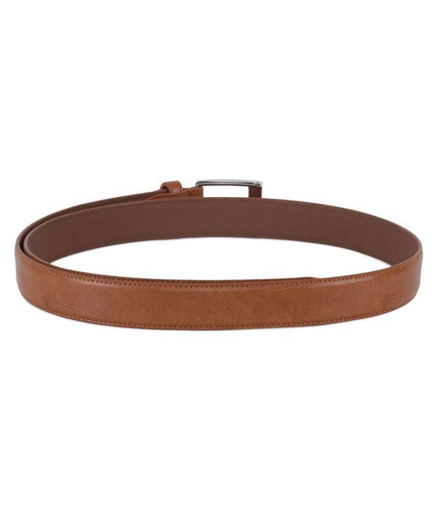 Kara - Tan Faux Leather Men's Casual Belt ( Pack of 1 )     			Kara - Tan Faux Leather Men's Casual Belt ( Pack of 1 )