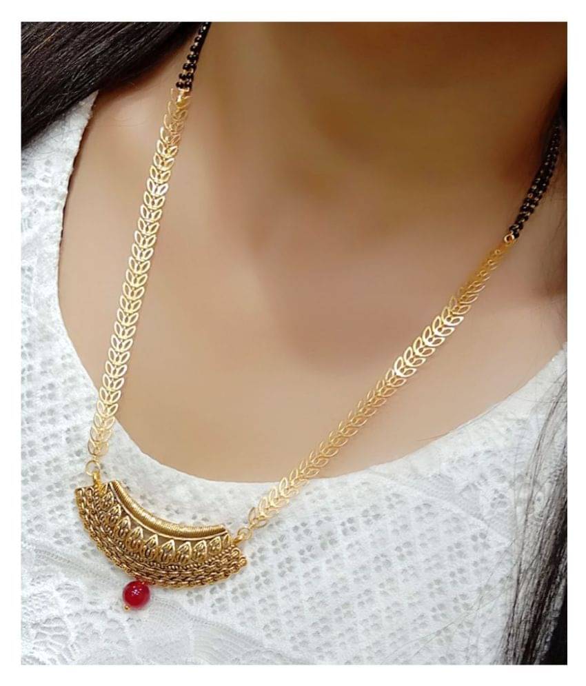 Ladymania Designer Golden Mangalsutra For Woman Ladymania Designer Golden Mangalsutra For Woman