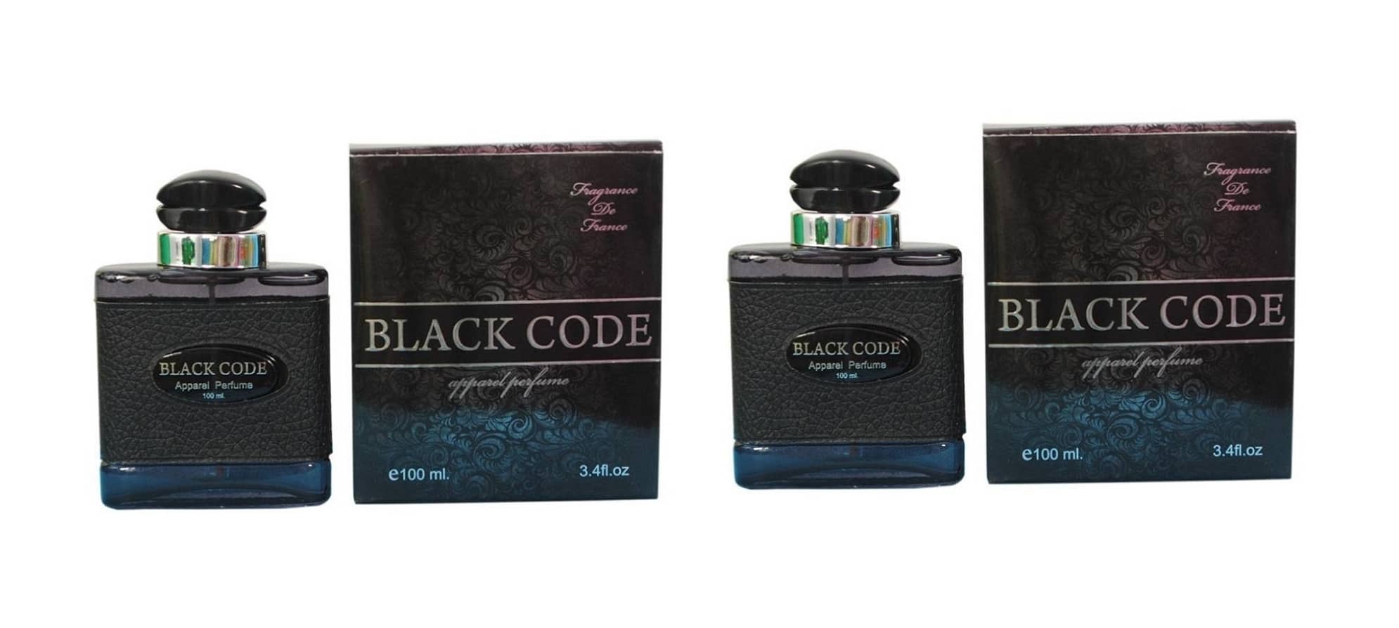 St Louis Black Code Apparel Perfume 100 ml each, (Pack of 2)