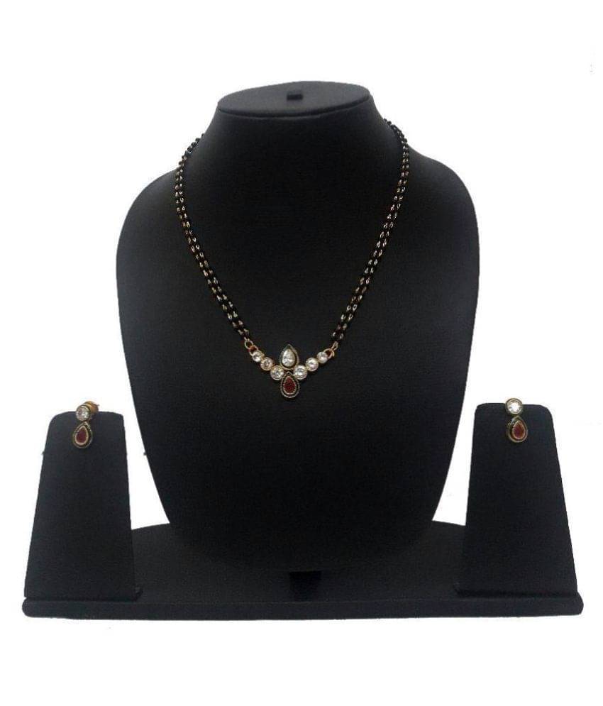    			Navya Collection  Multicolor Mangalsutra Set