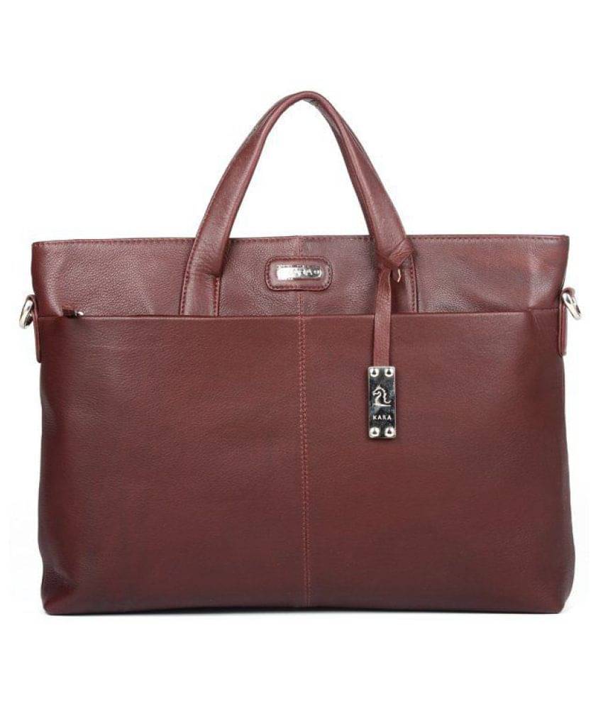     			Bern Red Pure Leather Shoulder Bag