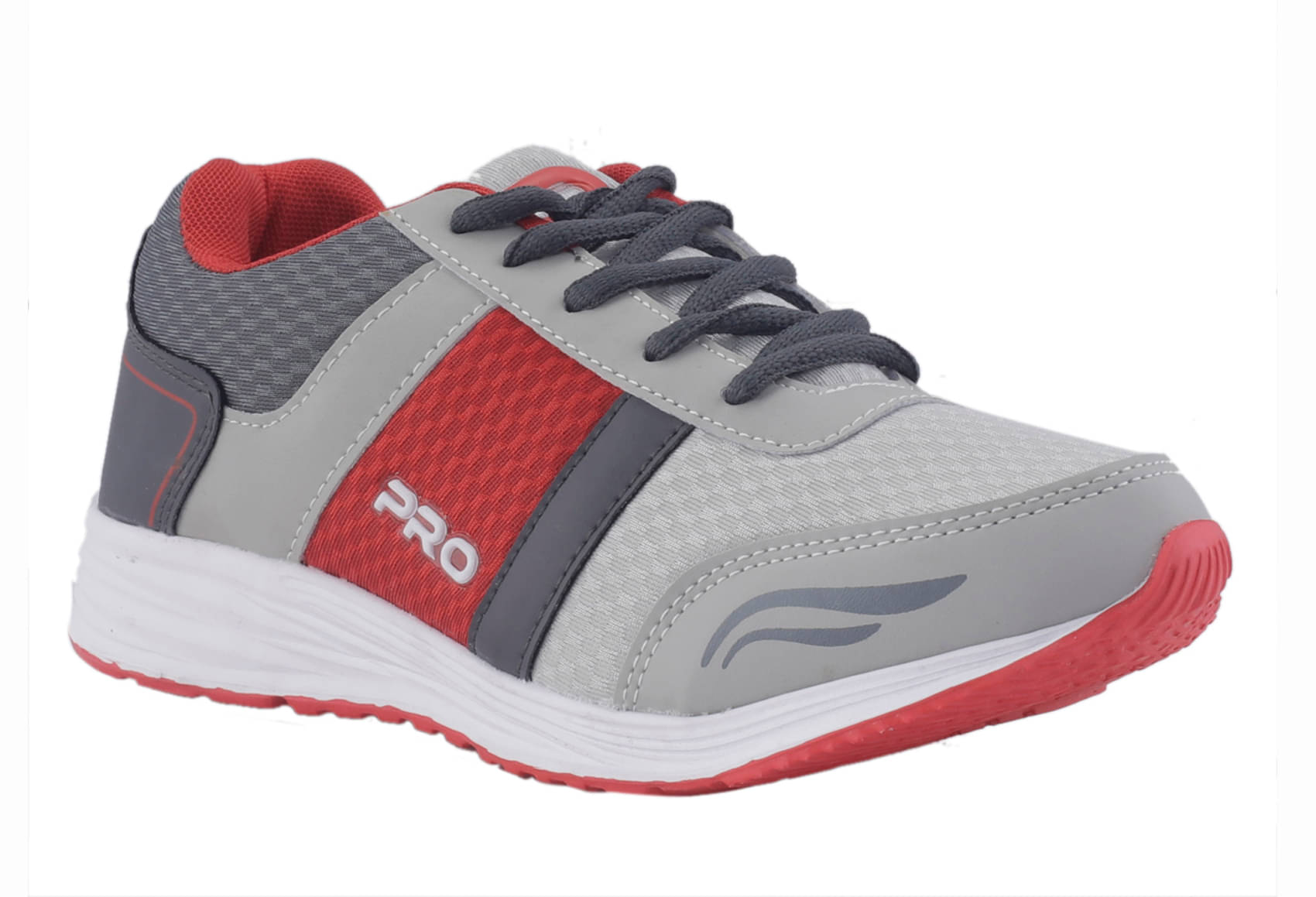     			Khadim's Pro Boys Grey Dress Sneakers
