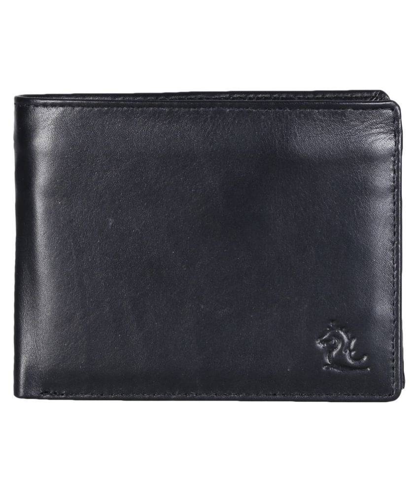     			Kara Leather Black Casual Regular Wallet