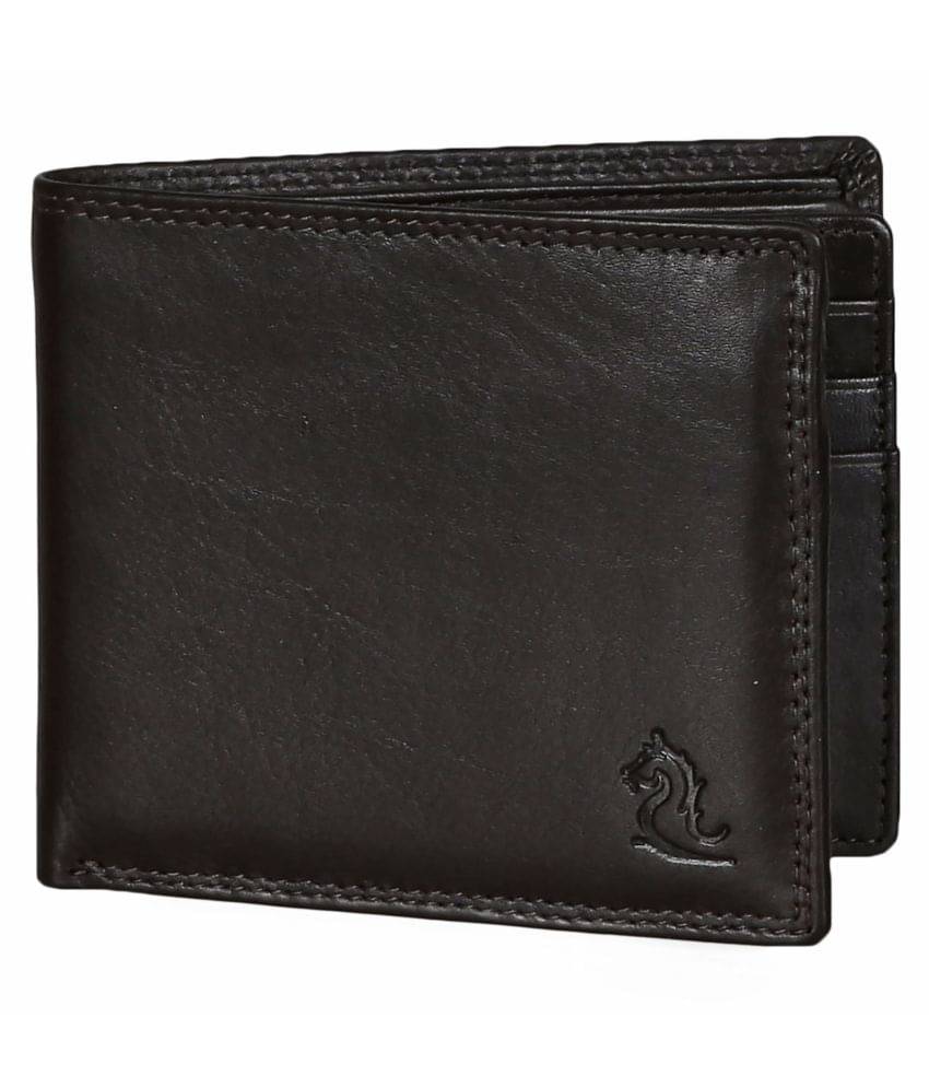     			Kara Leather Black Formal Regular Wallet