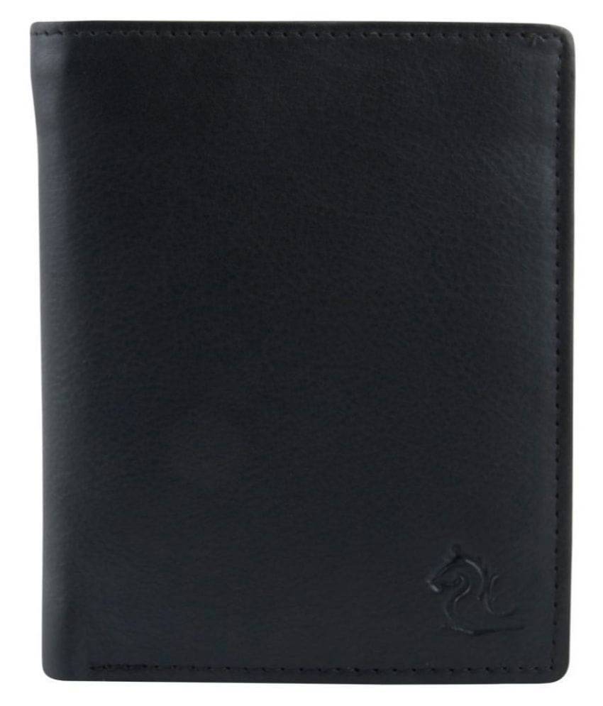     			Kara Leather Black Formal Regular Wallet