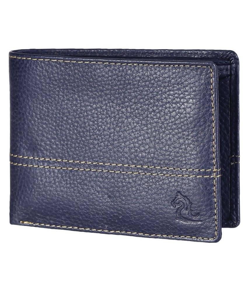     			Kara Leather Blue Formal Regular Wallet