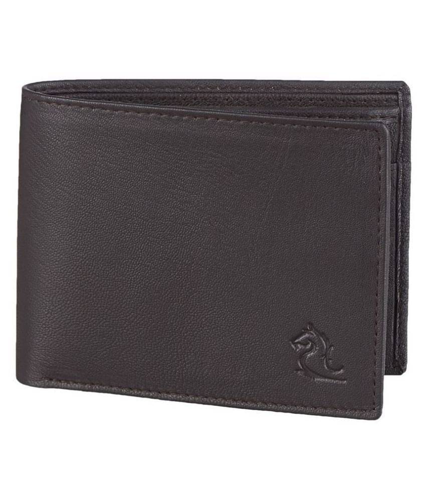     			Kara Leather Brown Casual Regular Wallet
