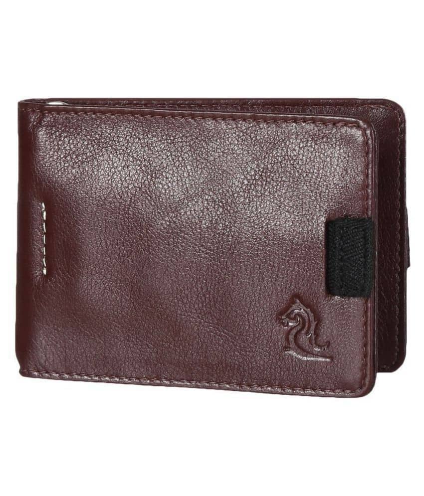 Kara Leather Tan Casual Money Clipper - Handbags | Buy online on ZillyBuy
