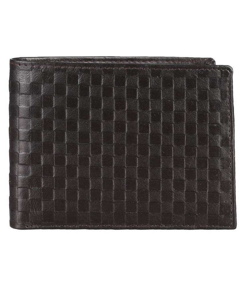     			Kara PU Brown Casual Regular Wallet