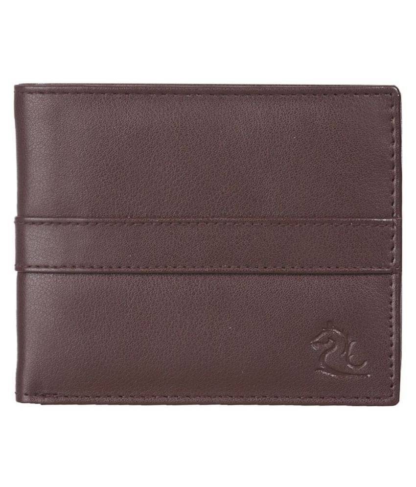     			Kara PU Brown Formal Short Wallet