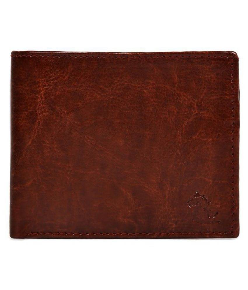     			Kara PU Tan Formal Regular Wallet