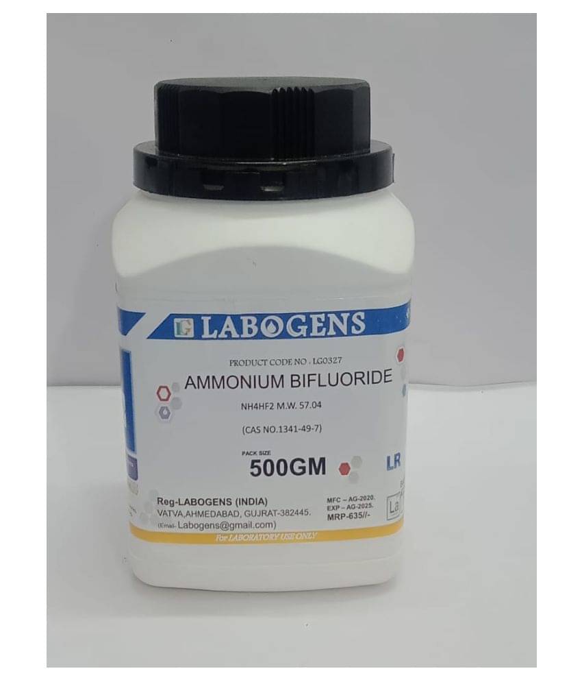     			LABOGENS AMMONIUM BIFLUORIDE  500GM