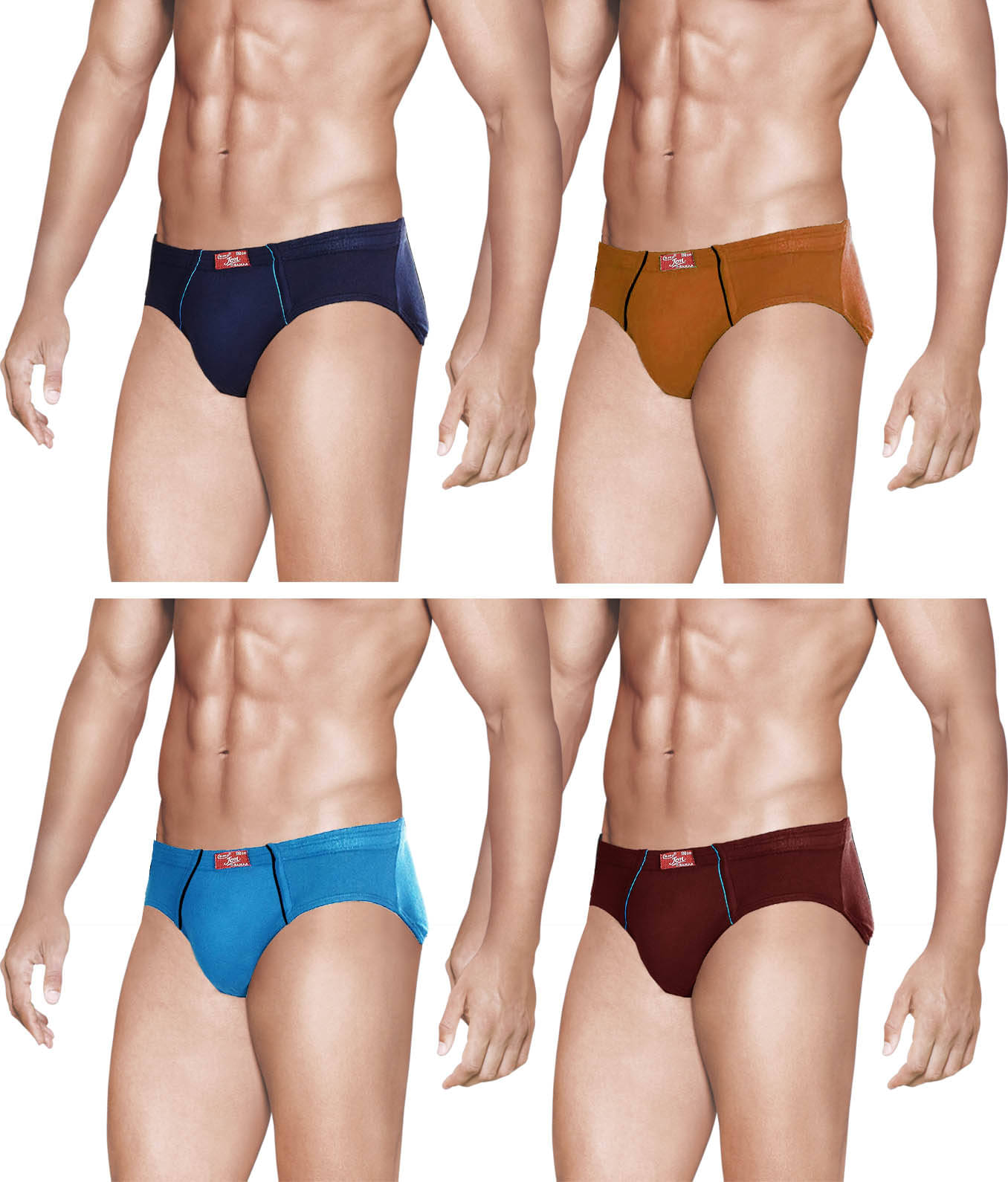     			Euro Multi Brief Pack of 4