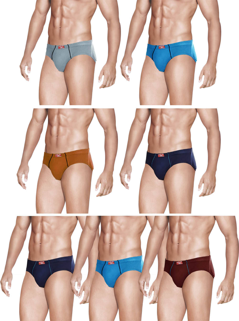 Euro Multi Brief Pack of 7 Euro Multi Brief Pack of 7