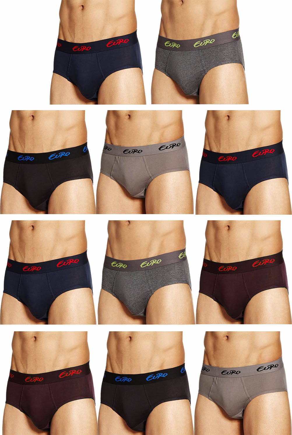Euro Multi Brief Pack of 11 Euro Multi Brief Pack of 11