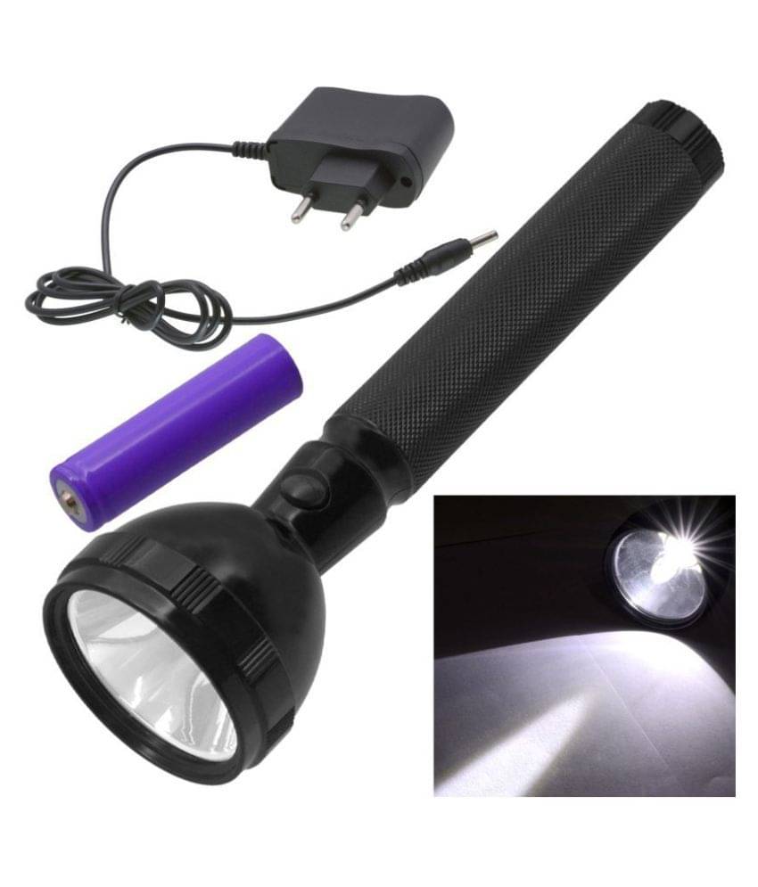     			SJ - 5W Rechargeable Flashlight Torch (Pack of 1)