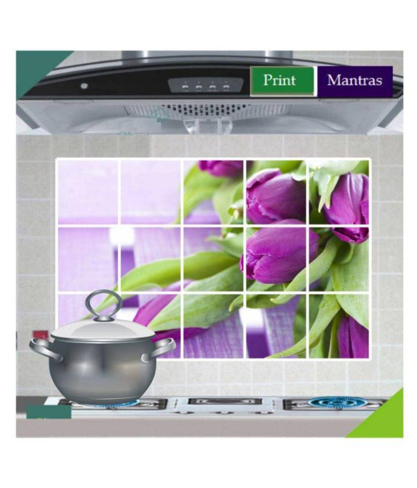 Asmi Collection Beautiful Tulip Flower for Kitchen Floral Sticker ( 60 x 90 cms ) Asmi Collection Beautiful Tulip Flower for Kitchen Floral Sticker ( 60 x 90 cms )