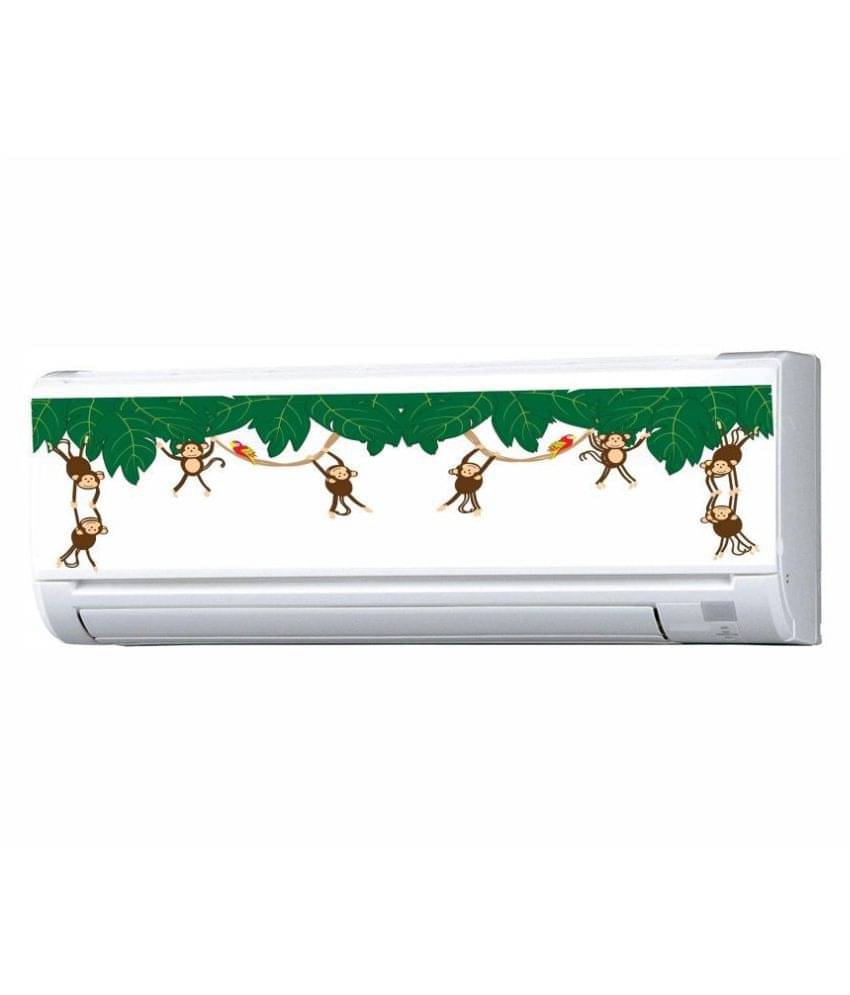 Asmi Collection Hanging Monkeys Split AC Stickers Wall Stickers Sticker ( 17 x 95 cms ) Asmi Collection Hanging Monkeys Split AC Stickers Wall Stickers Sticker ( 17 x 95 cms )