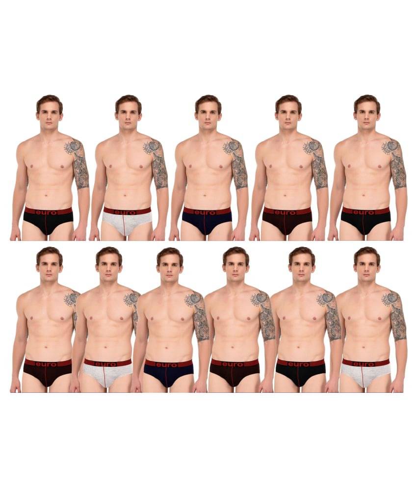     			Euro Multi Brief Pack of 11