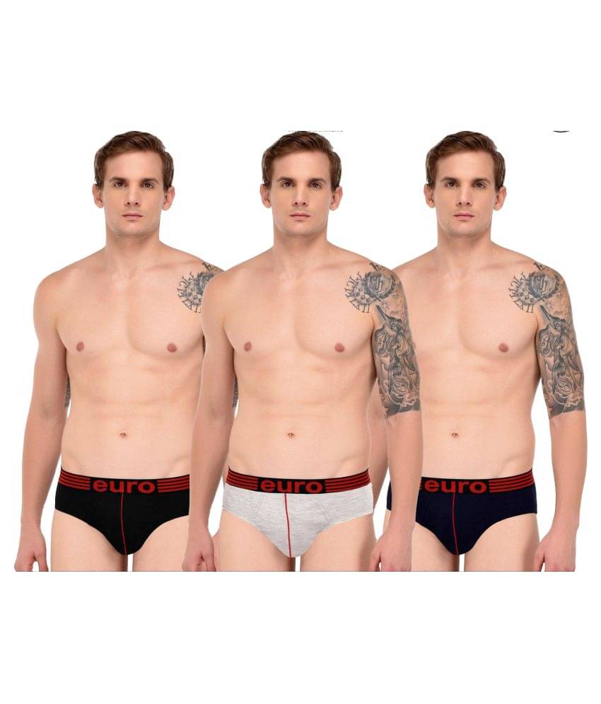     			Euro Multi Brief Pack of 3