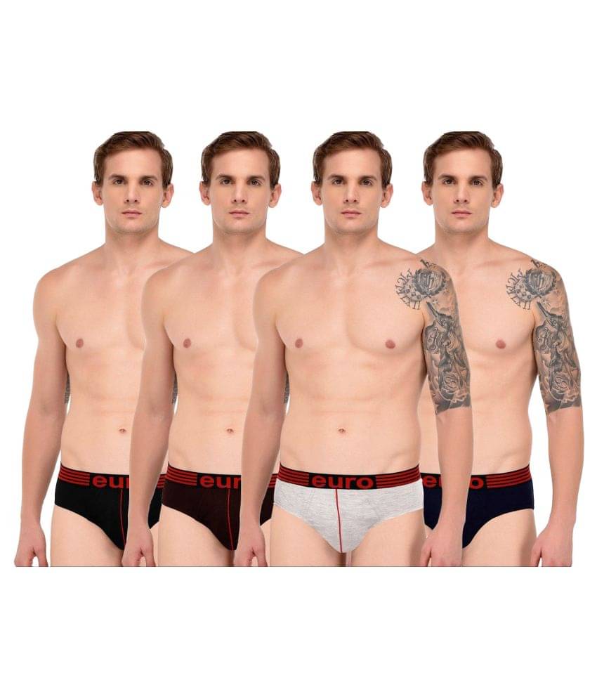     			Euro Multi Brief Pack of 4