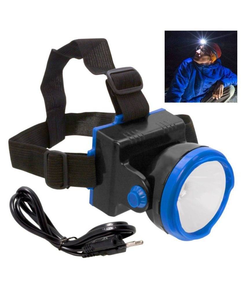     			Rechargeable Ultra Bright 1 Big Led Headlight Headlamp Head Lamp Torch Flashlight