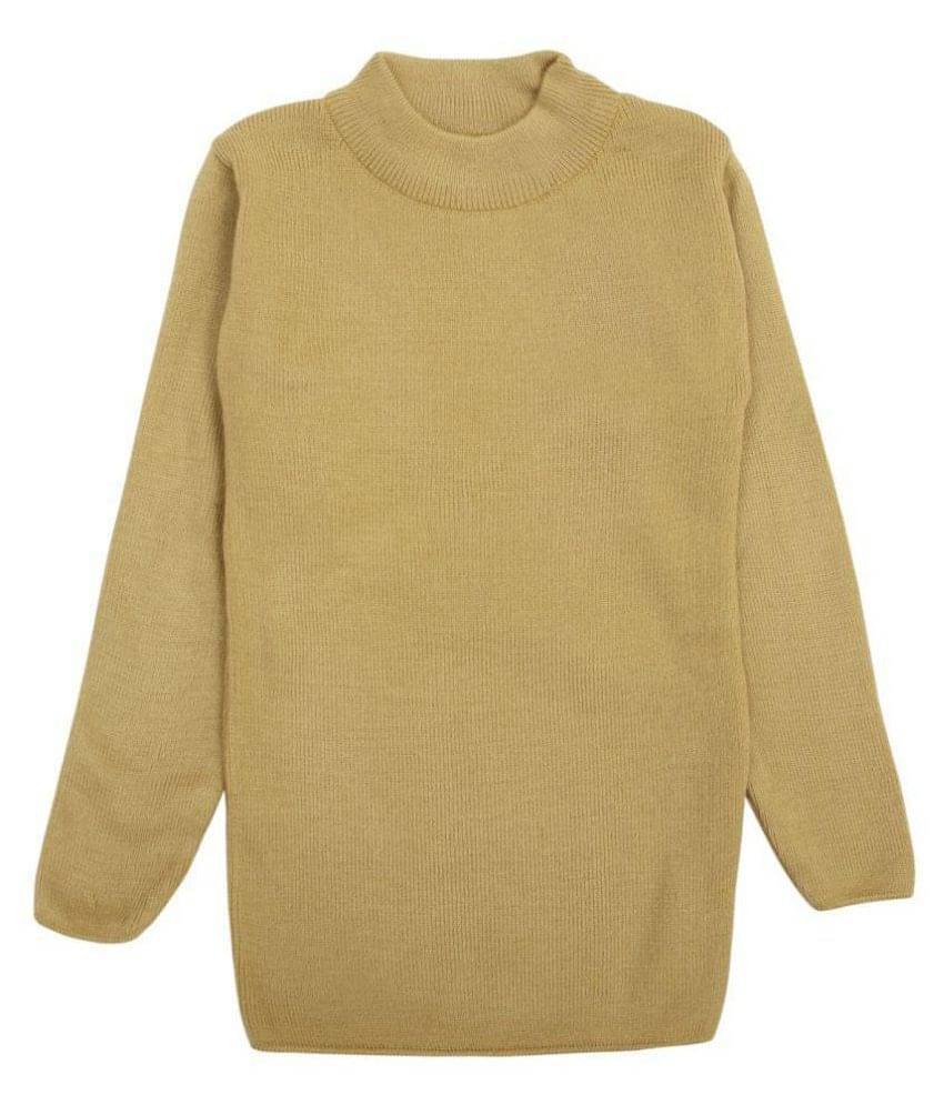     			NEUVIN Single Girls Wollen Pullover ( Beige )