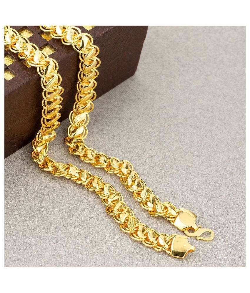 shankhraj mall Gold Plated Chain ( Set of 1 )