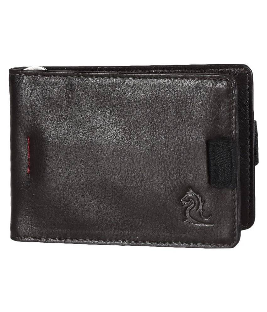     			Kara Bi-Fold Black Money Clip