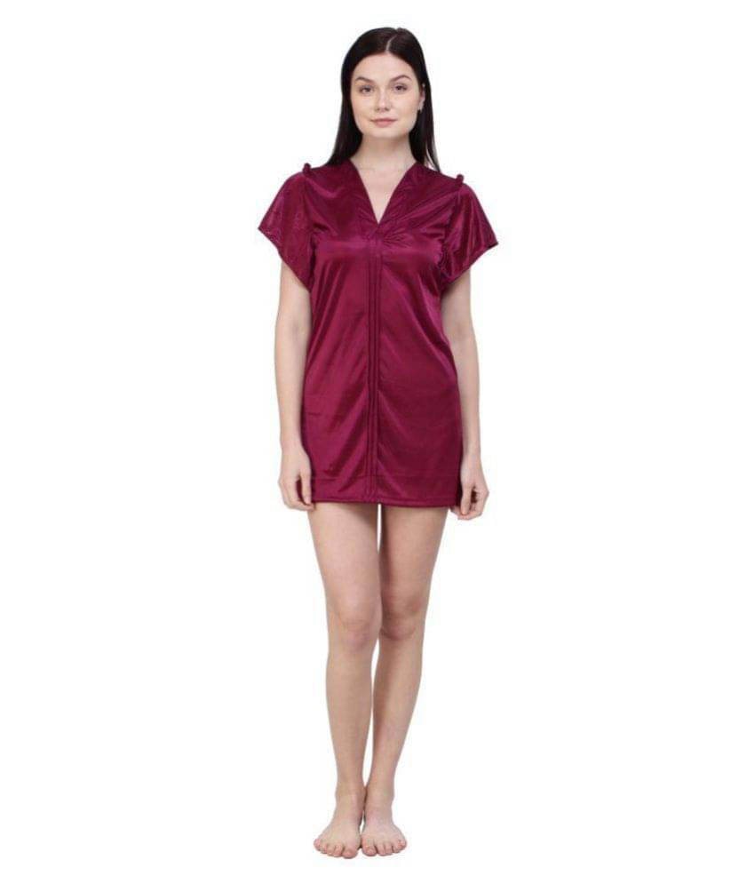 You Forever Satin Night Dress - Pink You Forever Satin Night Dress - Pink