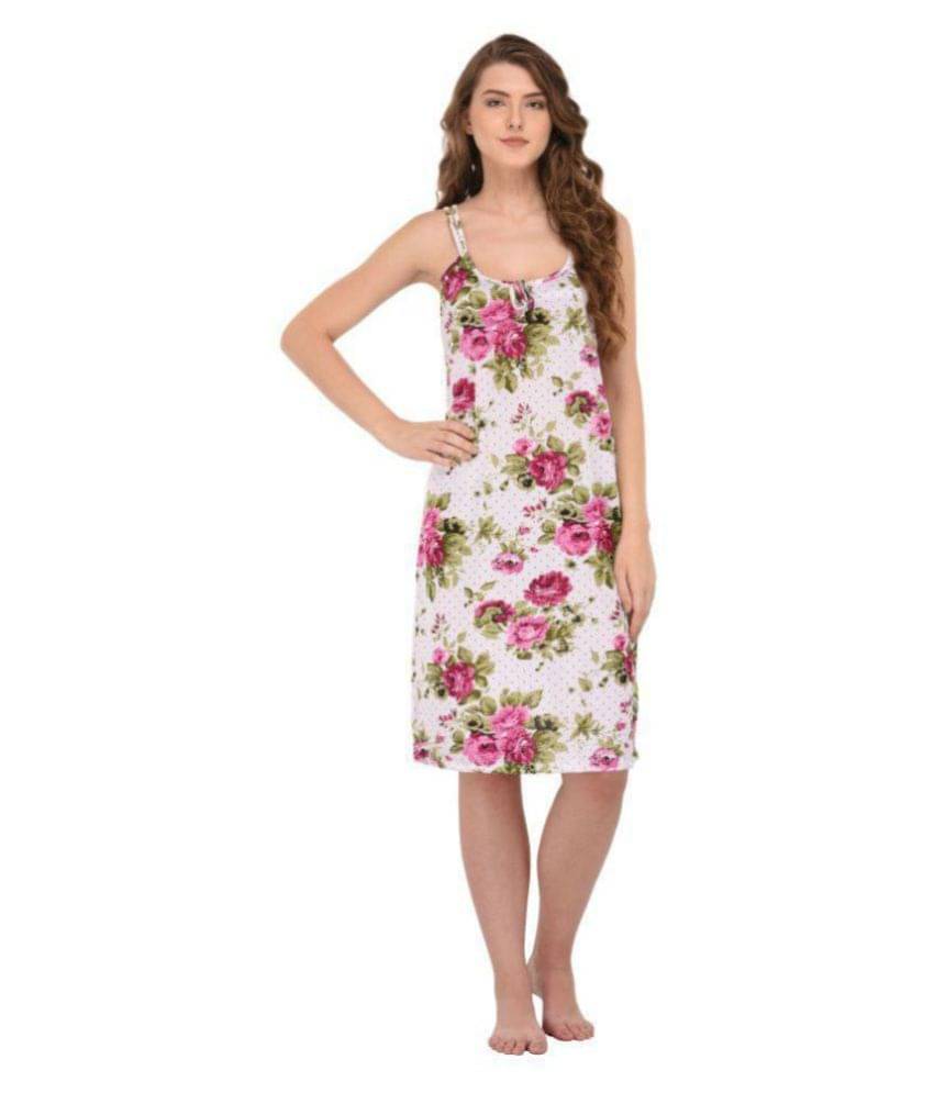 You Forever Satin Nighty & Night Gowns - Multi Color You Forever Satin Nighty & Night Gowns - Multi Color