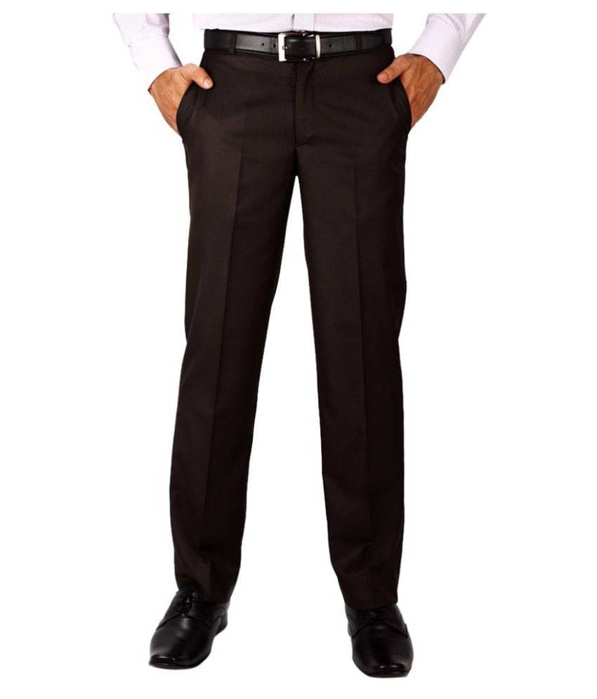 Inspire Clothing Inspiration - Brown Polycotton Slim - Fit Men's Formal Pants ( Pack of 1 )     			Inspire Clothing Inspiration - Brown Polycotton Slim - Fit Men's Formal Pants ( Pack of 1 )