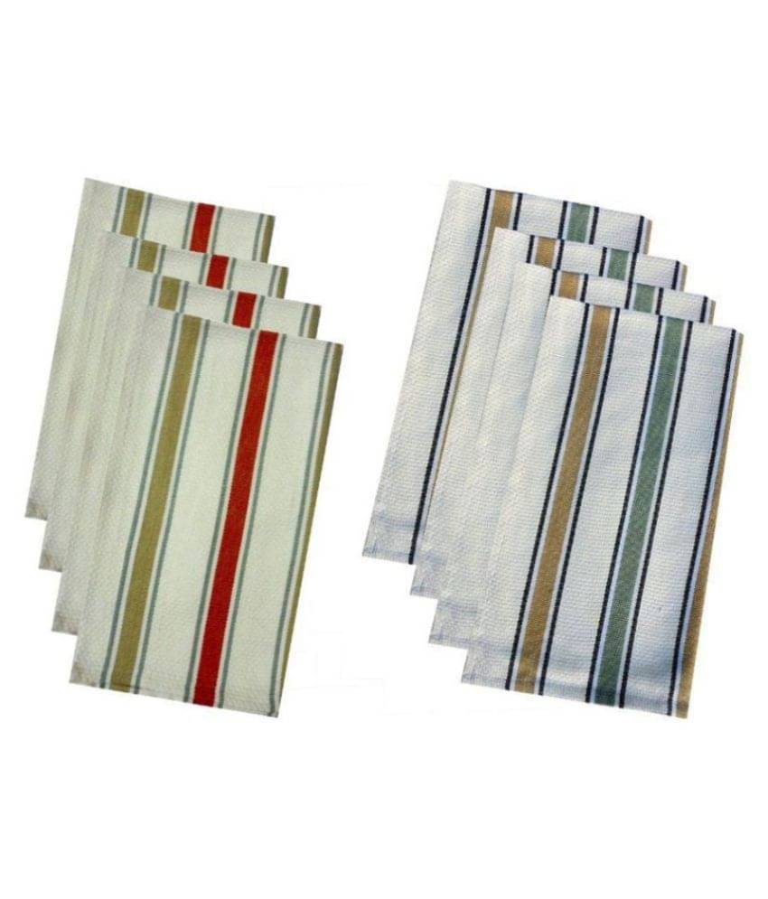     			Tidy Set of 8 45x66 Cotton Kitchen Towel