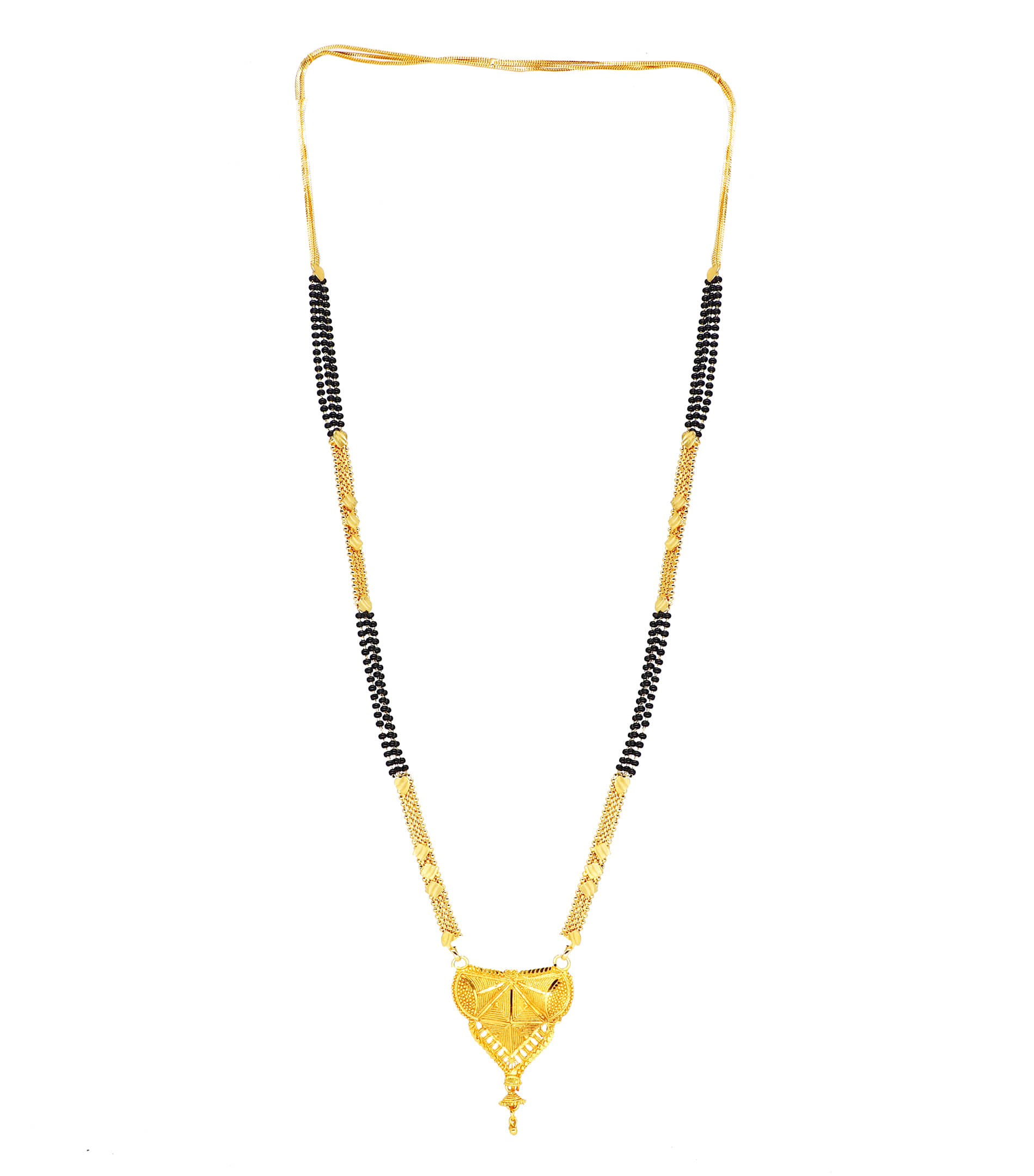 Shankhraj Mall Gold Plated Letest & Designer Mangalsutra For Women-100236