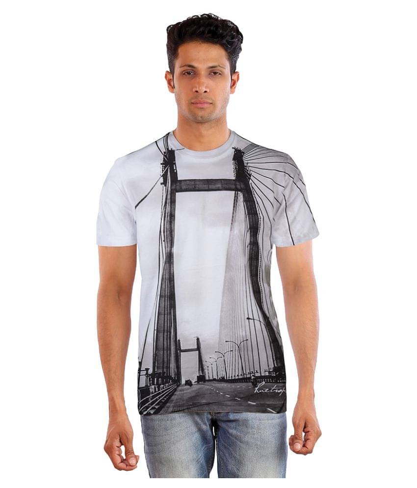 Huetrap Cotton Multi Printed T-Shirt     			Huetrap Cotton Multi Printed T-Shirt