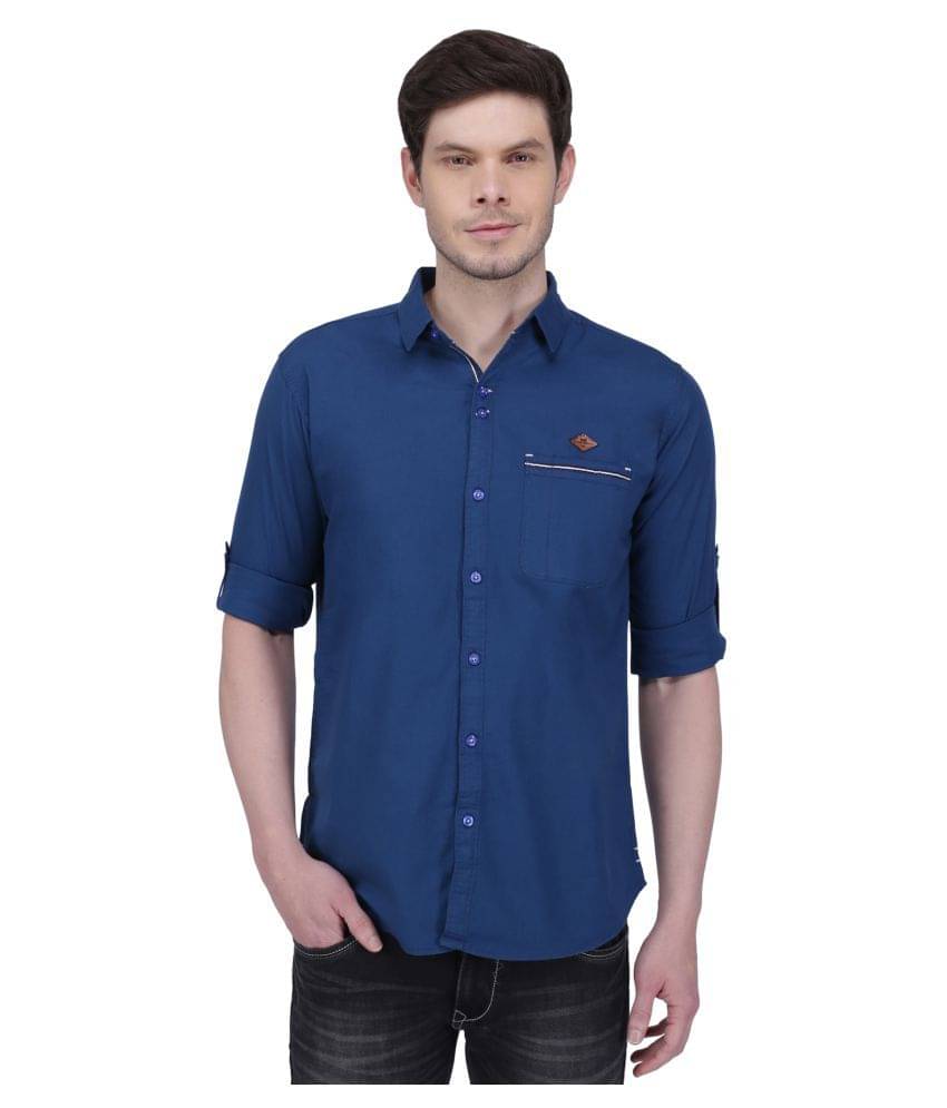 Kuons Avenue Linen Slim Fit Full Sleeves Men's Casual Shirt - Blue ( Pack of 1 ) Kuons Avenue Linen Slim Fit Full Sleeves Men's Casual Shirt - Blue ( Pack of 1 )