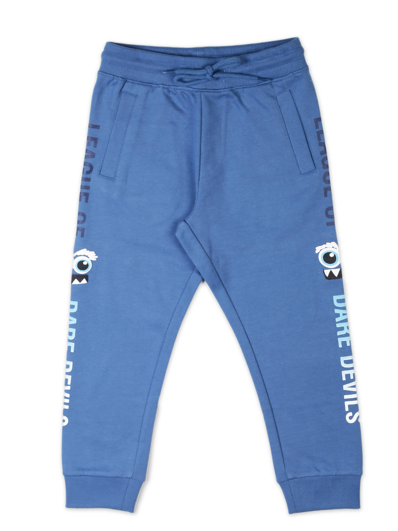     			PLUM TREE Pack of 1 Boys Cotton Trackpant ( Navy )