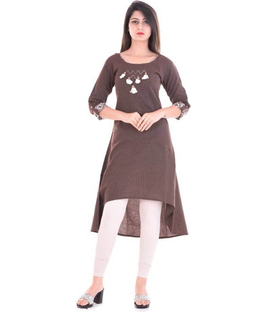 Cotton Short Kurti For Women (Pack of 1) - Kurtis, Tunics | Buy online on ZillyBuy