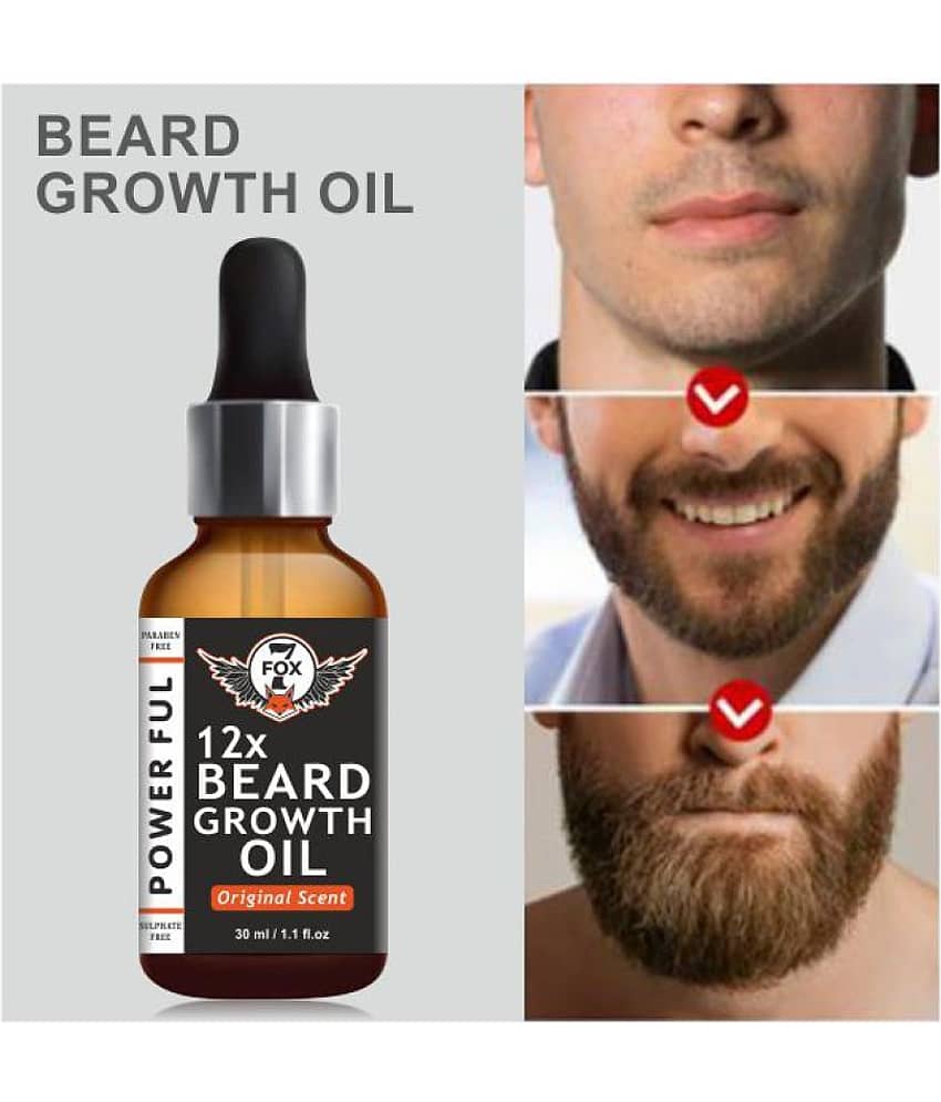 7 FOX 12X Beard Oil for Fast Growth 30 ml - Beard Care and Tools | Buy online on ZillyBuy