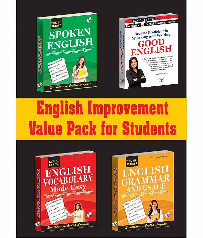 English Improvement Value Pack for Students: Guide To Increase Vocabulary, Polish Grammar and Its Usage for Writing and Speaking Good English - Stationery | Buy online on ZillyBuy