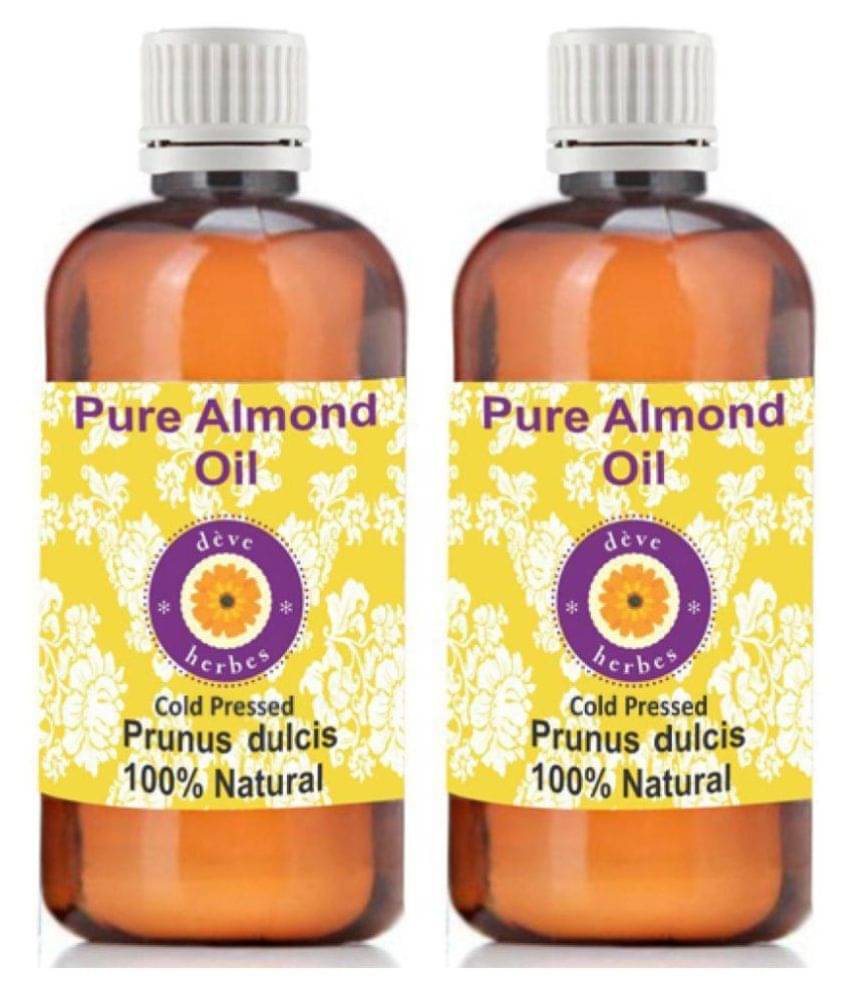 Deve Herbes Pure Almond (Prunus dulcis) Carrier Oil 200 ml Deve Herbes Pure Almond (Prunus dulcis) Carrier Oil 200 ml