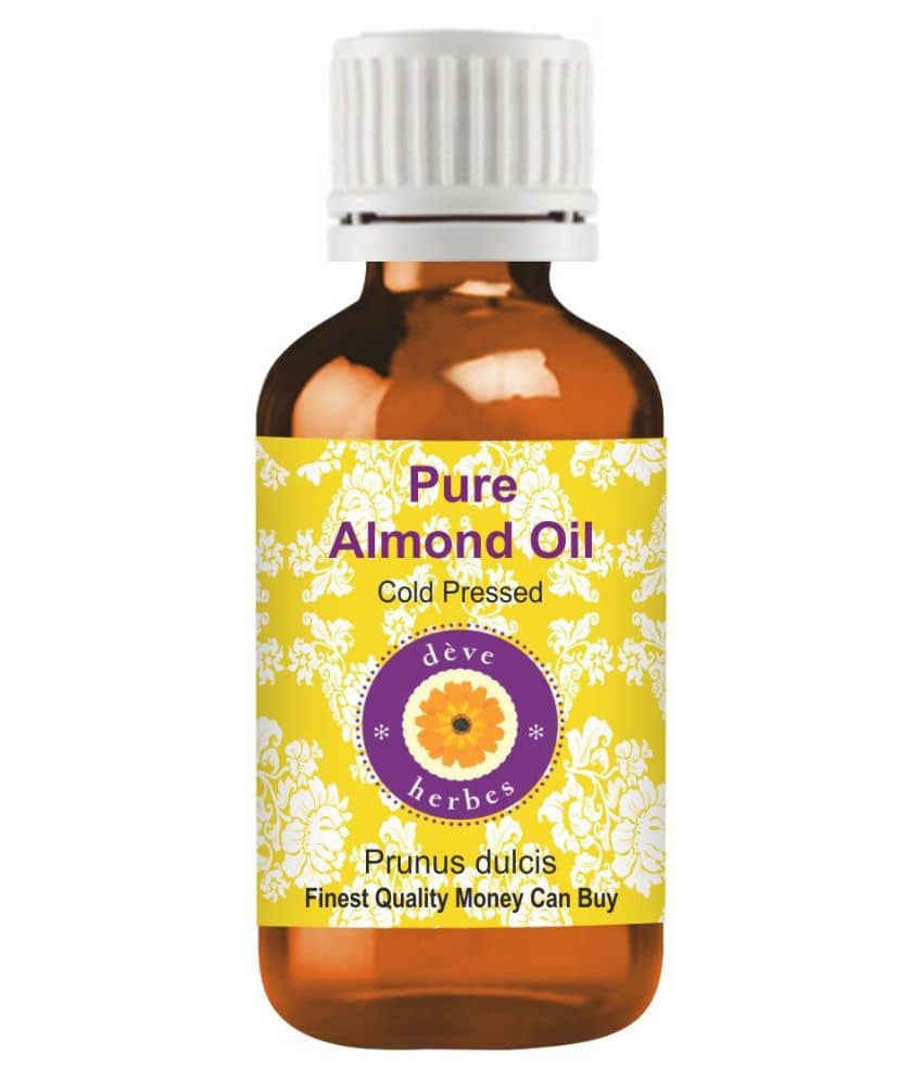 Deve Herbes Pure Almond (Prunus dulcis) Carrier Oil 50 mL