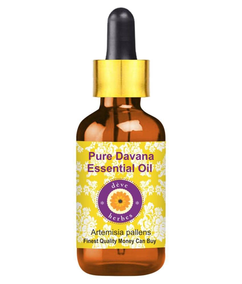 Deve Herbes Pure Davana Essential Oil 2 mL Deve Herbes Pure Davana Essential Oil 2 mL