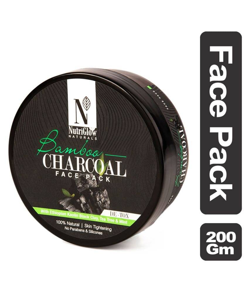 Nutriglow Natural's Bamboo & Charcoal Face Pack _200 GM Facial Kit 200 g Nutriglow Natural's Bamboo & Charcoal Face Pack _200 GM Facial Kit 200 g