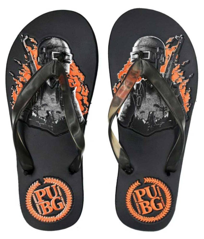     			Pampy Angel Black Slippers